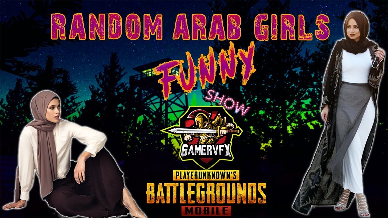Joining random cute arab girl squad in PUBG MOBILE  #Arab #Girls ! #GAMERVFX SHOW