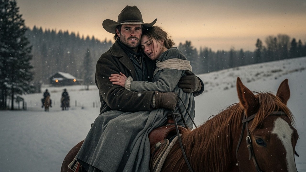 Her Brothers Were Hunting Her In Winter, Cowboy Found Her First And Said 