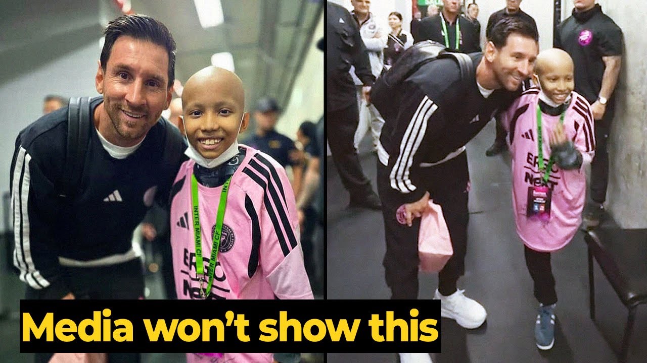 Niepublikowane nagranie, na kt&oacute;rym Messi spędza kilka minut z młodym fanem, kt&oacute;ry leczy się na raka