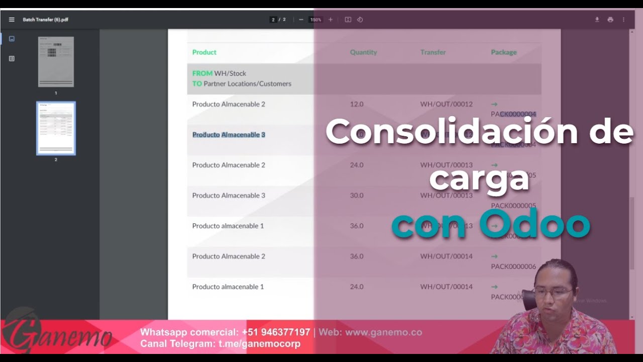 👌👍 Consolidación de carga con Odoo ✅📈