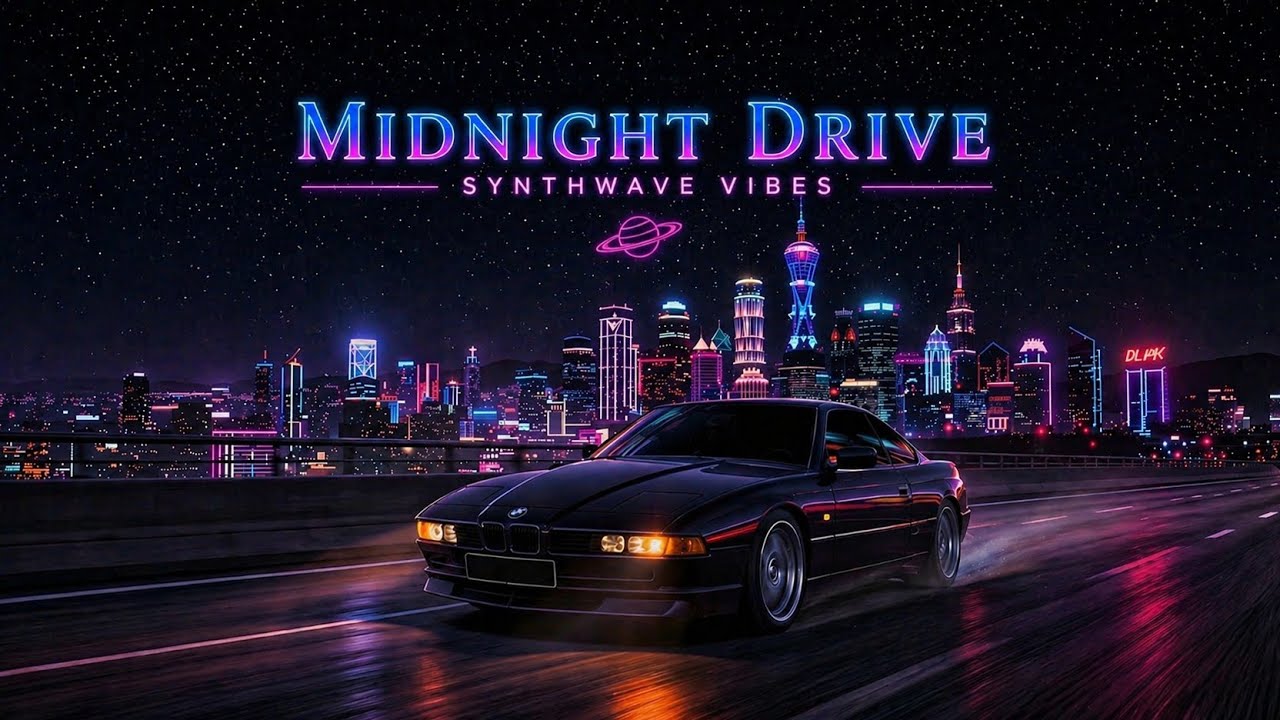 Synthwave Night '80 Min Vol.2 - Neon Drive -’90s Vibes Retrowave & Chillwave 