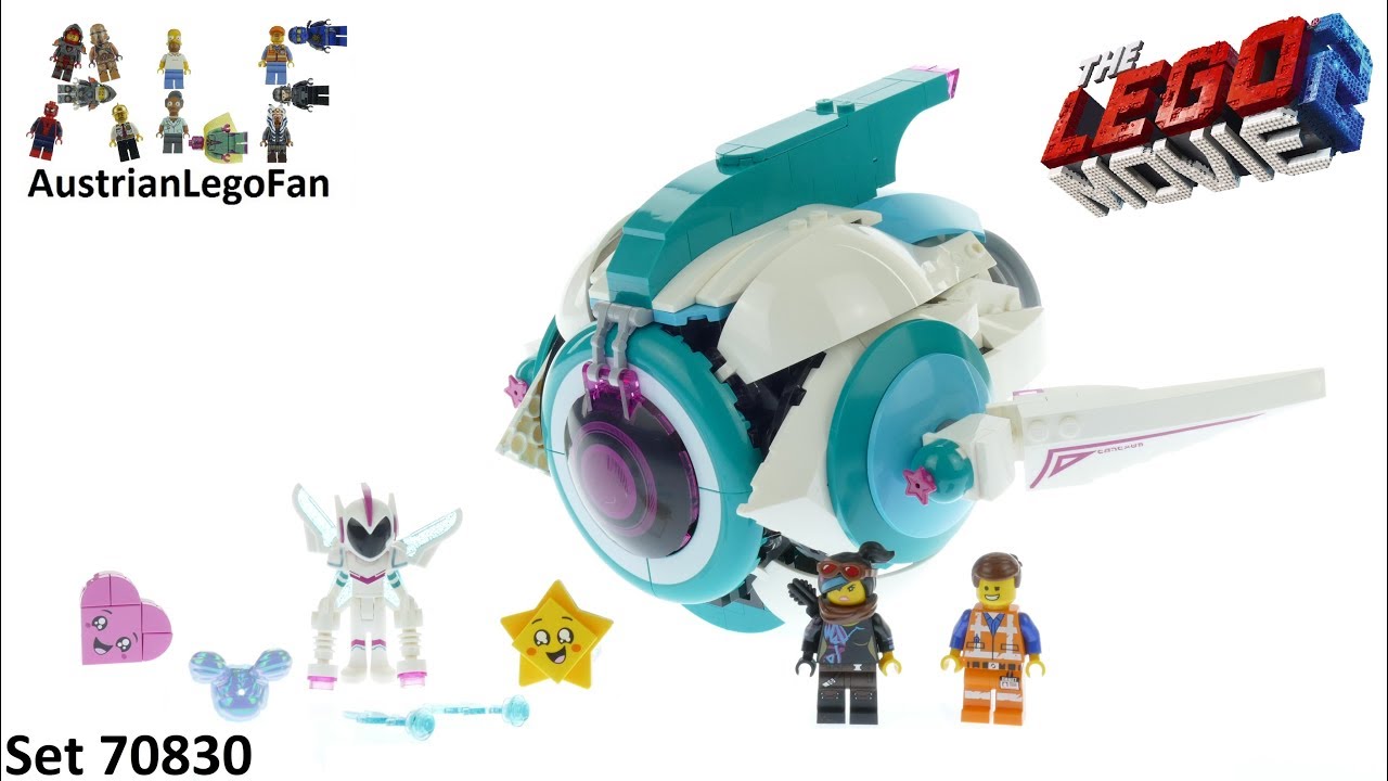 Lego Movie 2 70830 Gwiezdny statek Słodkiej Zadymy - Lego 70830 Speed Build