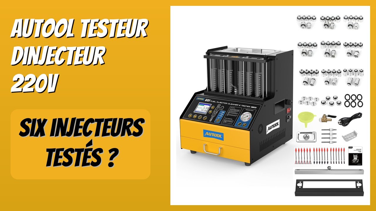 AVIS (2026) : AUTOOL Testeur dinjecteur 220V. DÉTAILS