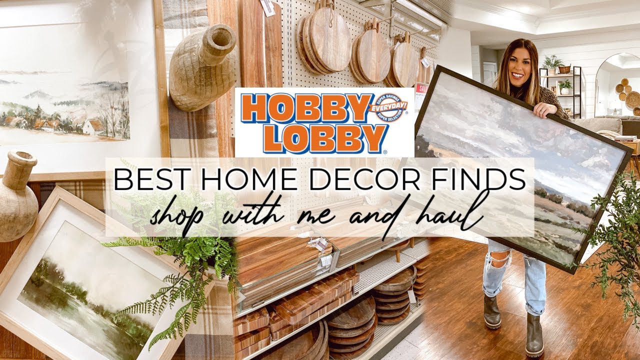 HOBBY LOBBY SHOP WITH ME & HAUL | what's new at hobby lobby for spring 2022