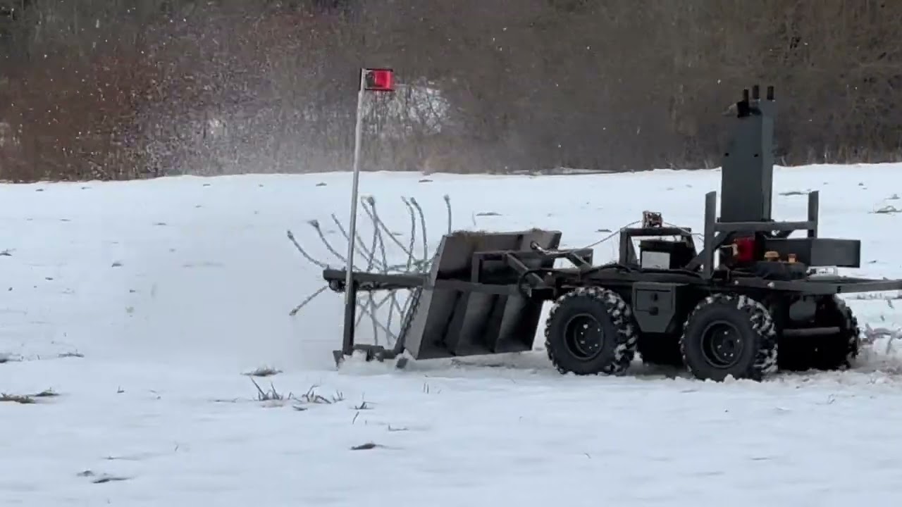 NATRIX UGV Anti-personnel Mine Demining Prototype