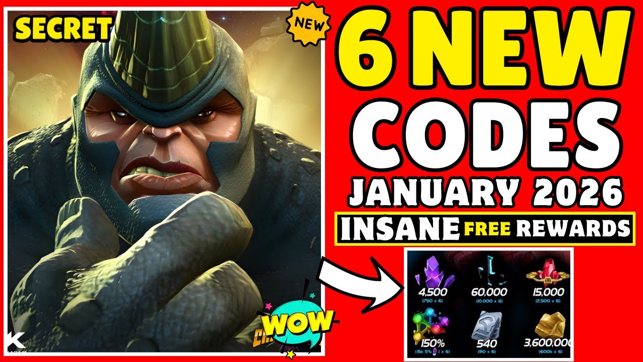 🎁JANUARY 2026🎁 MCOC PROMO CODE 2026 🎁 MCOC CODES ANNIVERSARY 🎁 MARVEL CONTEST OF CHAMPIONS CODES
