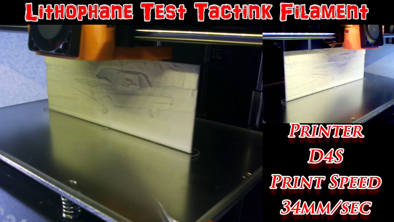 Tactink Filament Lithophane Test
