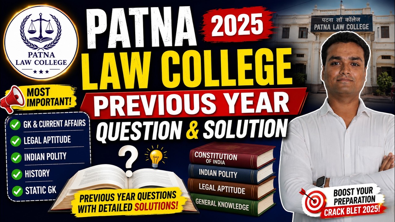 Patna Law College 2025 Question Paper with Answers