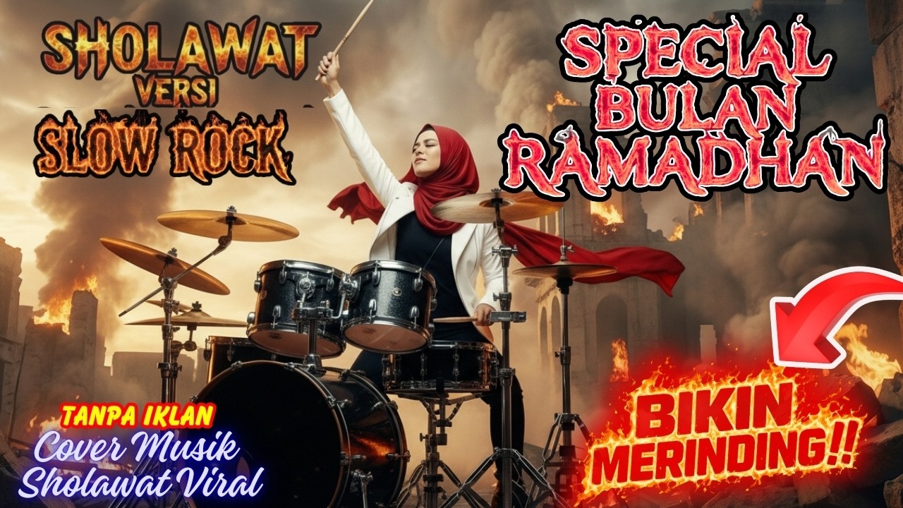 🛑 FULL ALBUM  SHOLAWAT PEMBUKA REZEKI, COVER VERSI SLOW ROCK 💥 SPESIAL BULAN RAMADHAN 2026 ‼️