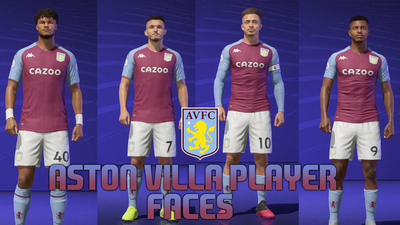FIFA 21 - ASTON VILLA PLAYER FACES
