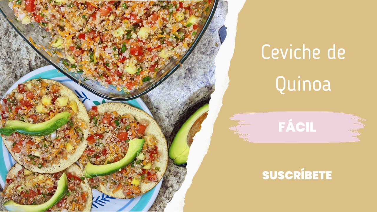 Ceviche de quinoa como se prepara