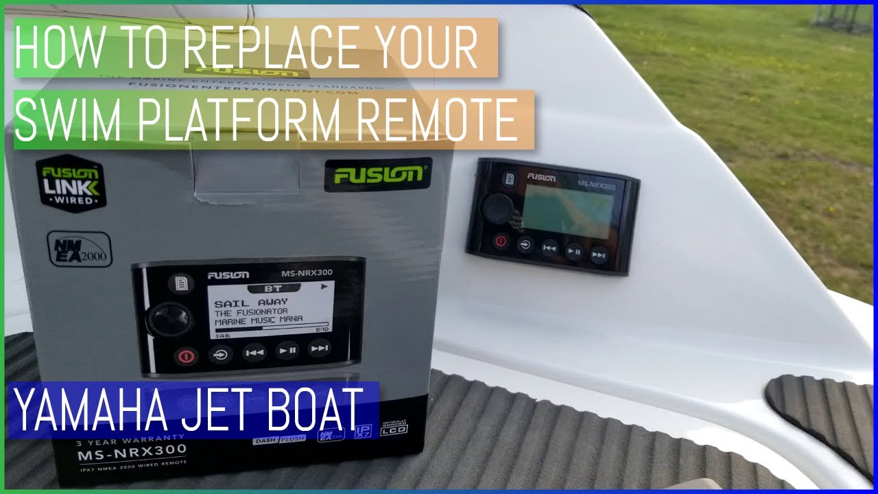Как заменить/модернизировать пульт управления плавательной платформой — Yamaha Jet Boats