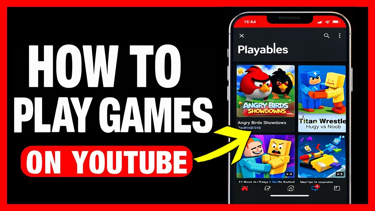 Как играть в игры на YouTube (обучение по YouTube Playables 2025) | Играйте во встроенные игры в ...