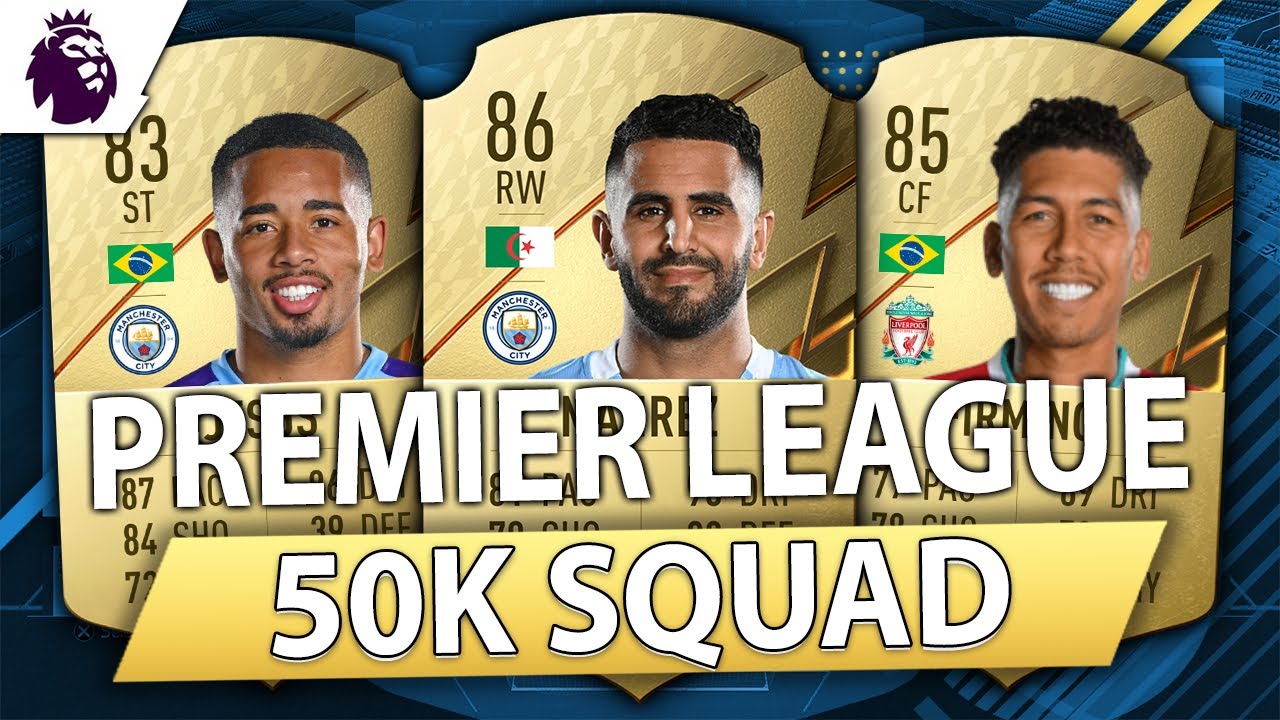 OVERPOWERED 50K PREMIER LEAGUE SQUAD BUILDER! FIFA 22