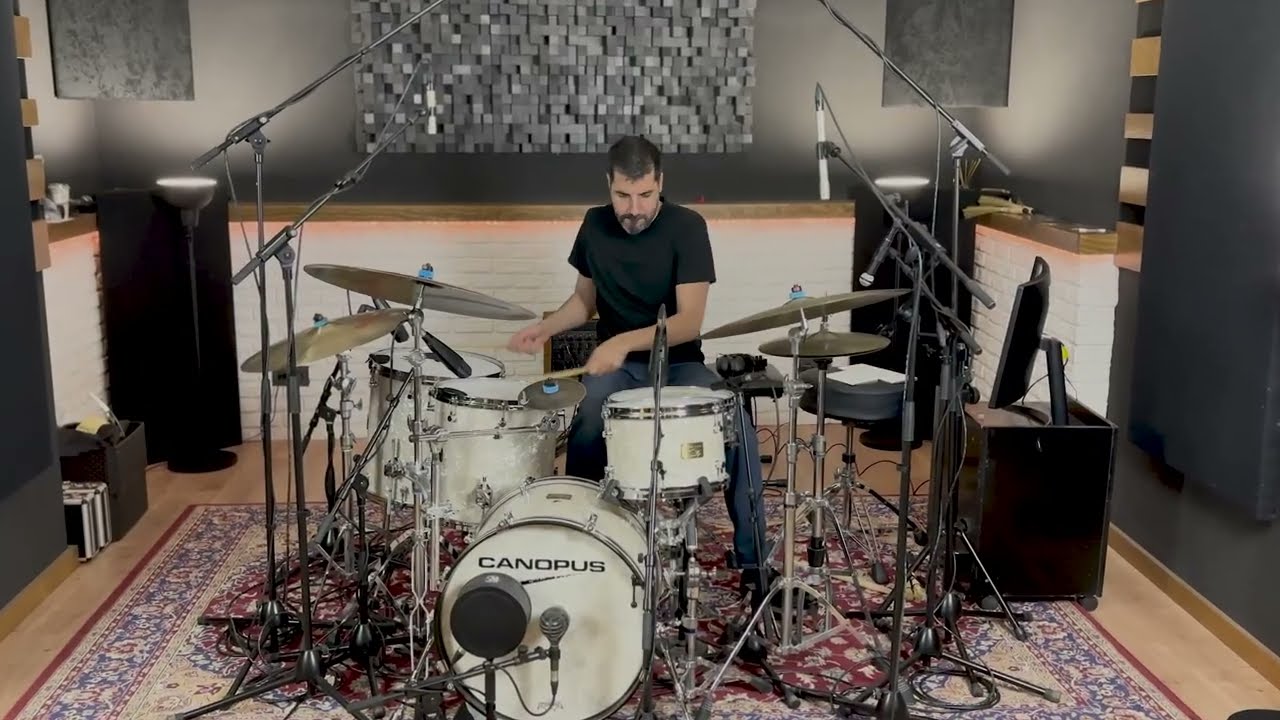 [CANOPUS / カノウプス] Akior Garc&iacute;a plays Canopus Neo Vintage NV60 M1 Drum Kit