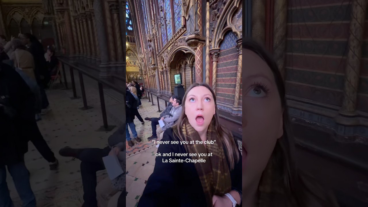 📍La Sainte-Chapelle in Paris is one of my favorite places 😍 #france #explore #paris