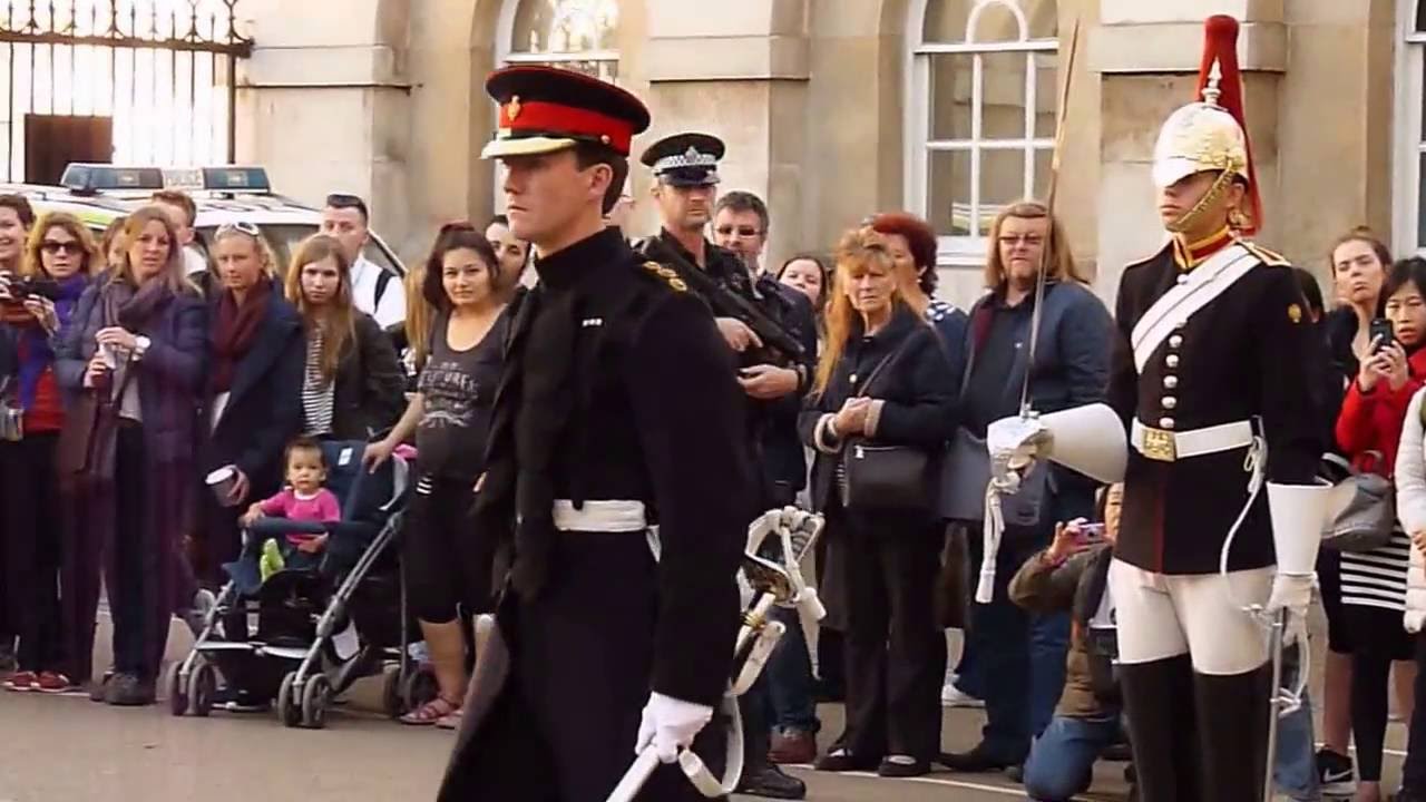 The Blues and Royals. 4 o'clock parade