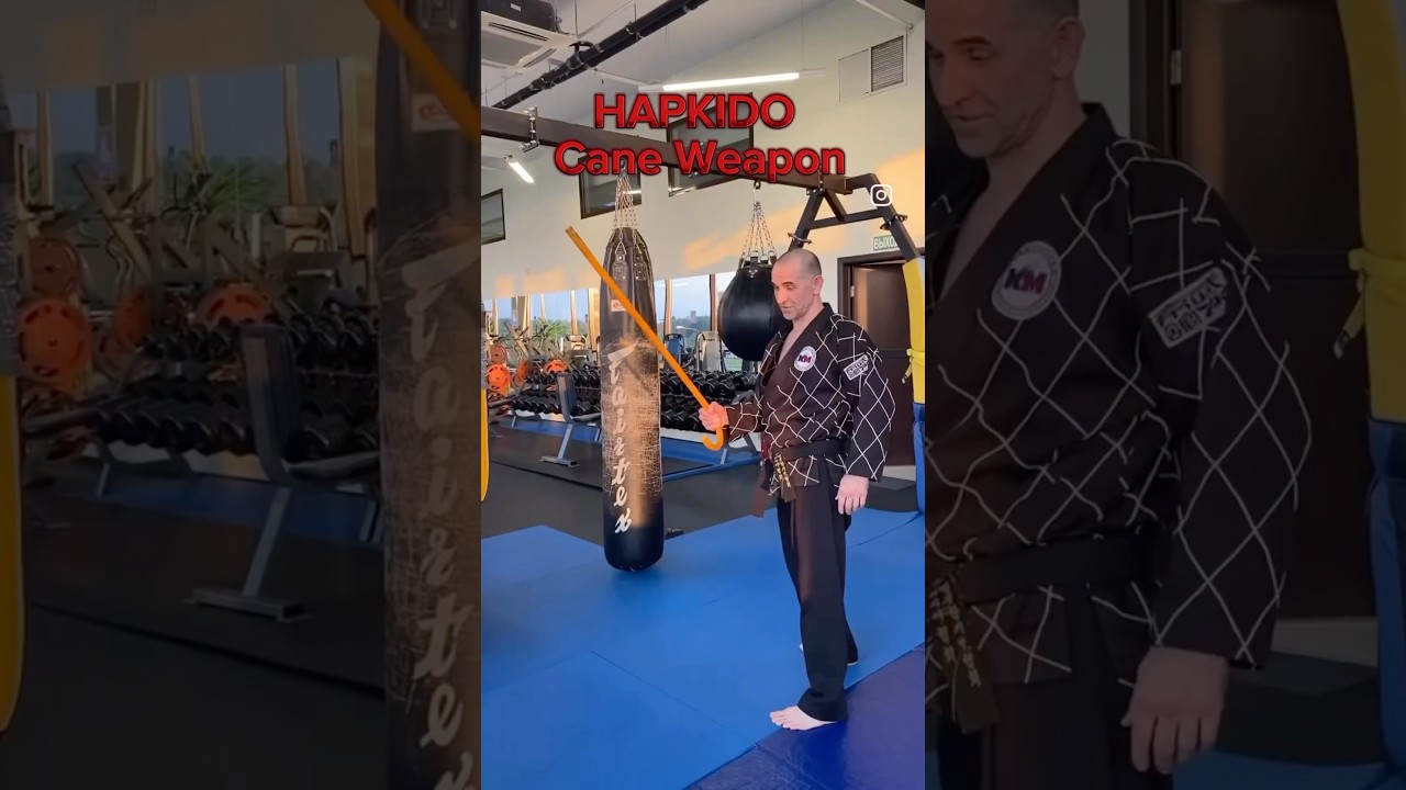 HAPKIDO Cane Weapon #foryou #hapkido #martialarts #tutorial #weapons
