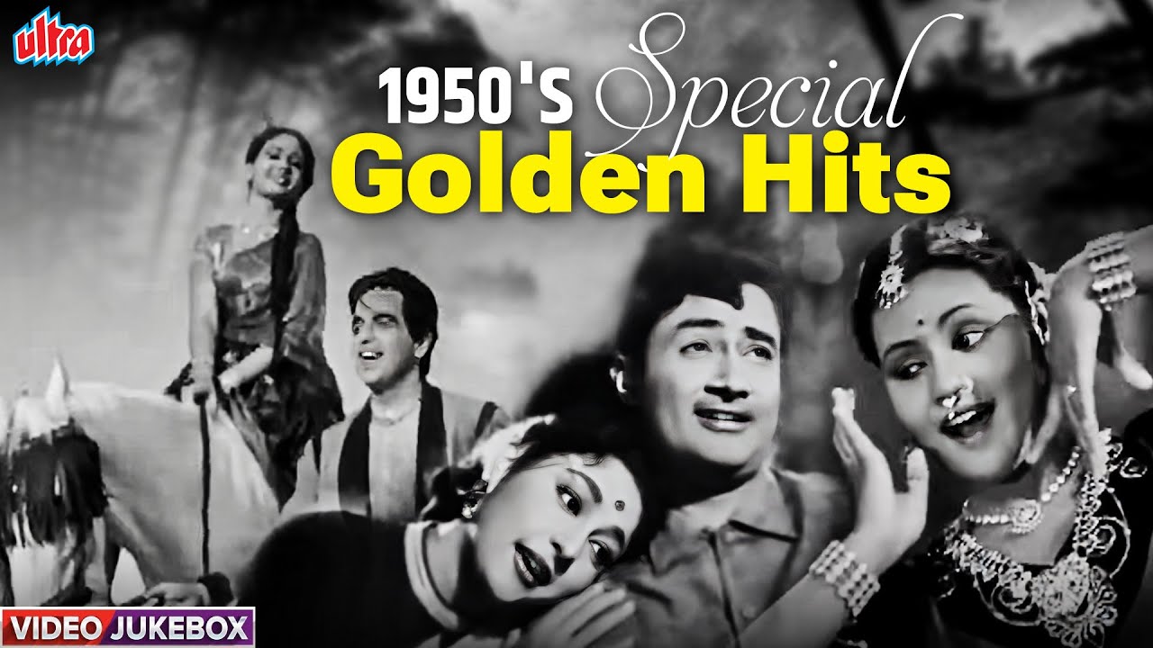 1950s Special Golden Hits Bollywood Songs - Lata Mangeshkar, Kishore Kumar, Mohammed Rafi And More..