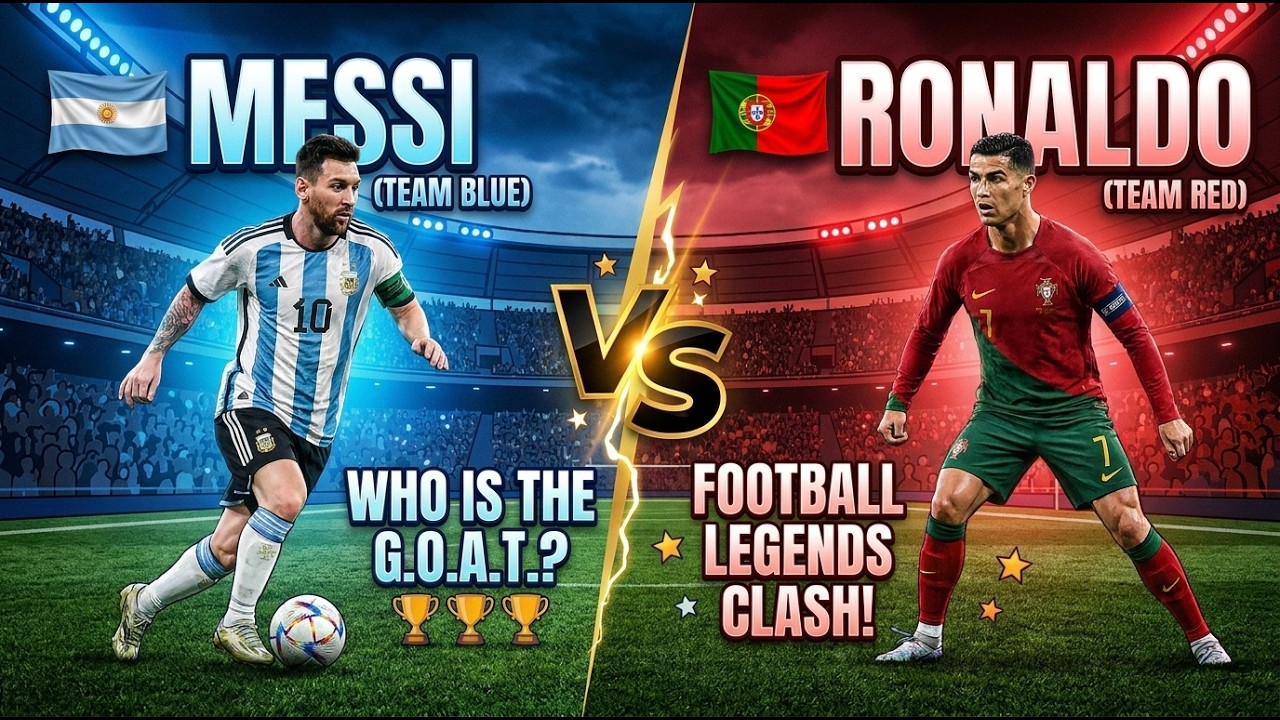 🔴⚽ 🔵MESSI VS RONALDO: THE ULTIMATE DEBATE! 🐐🏆🇦🇷🇵🇹
