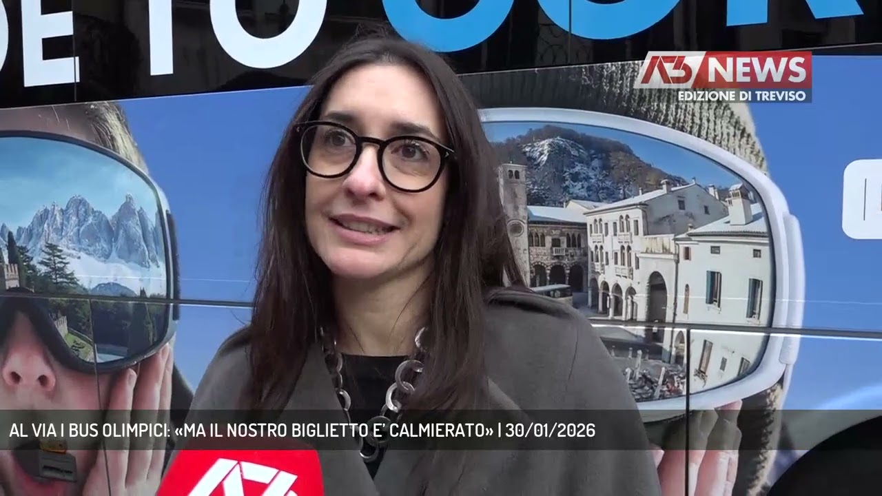 AL VIA I BUS OLIMPICI: «MA IL NOSTRO BIGLIETTO E’ CALMIERATO» | 30/01/2026