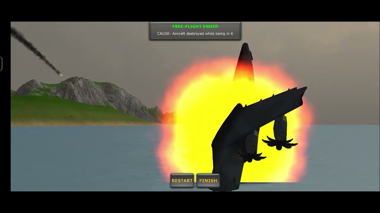 Avión explotó 😱