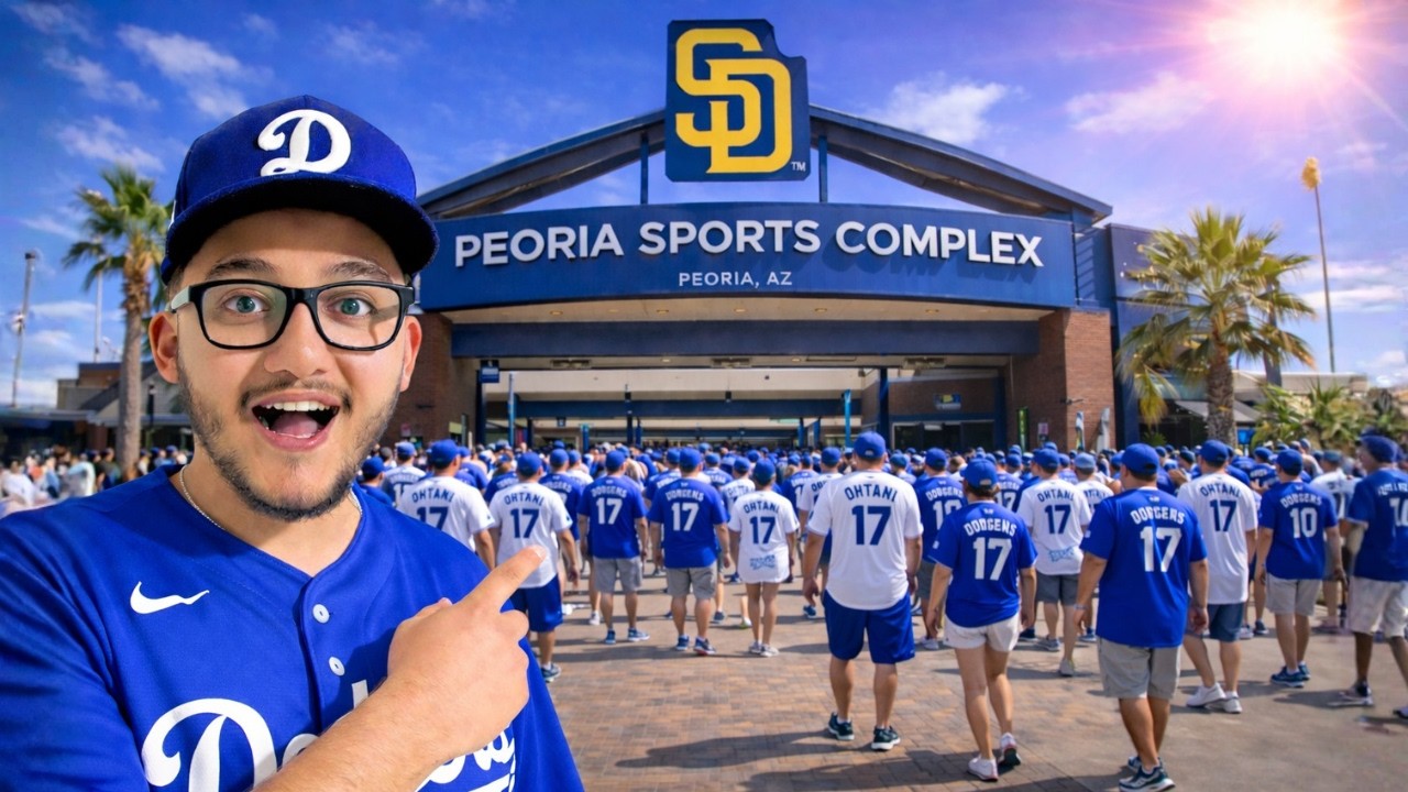 Dodger Fans Take Over Padres Spring Training (Peoria Sports Complex)