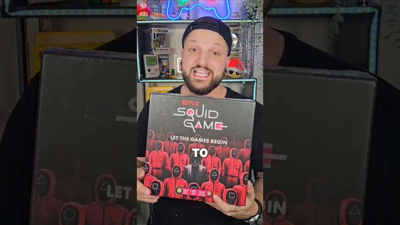 Официальная настольная игра &laquo;Кальмары&raquo;! #squidgame #boardgames #squidgameseason2 #netflix