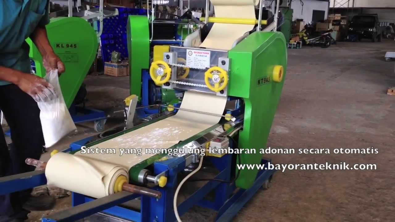 Mesin Pembuatan Mie Multifungsi. Bisa Membuat Mie Lurus dan Keriting