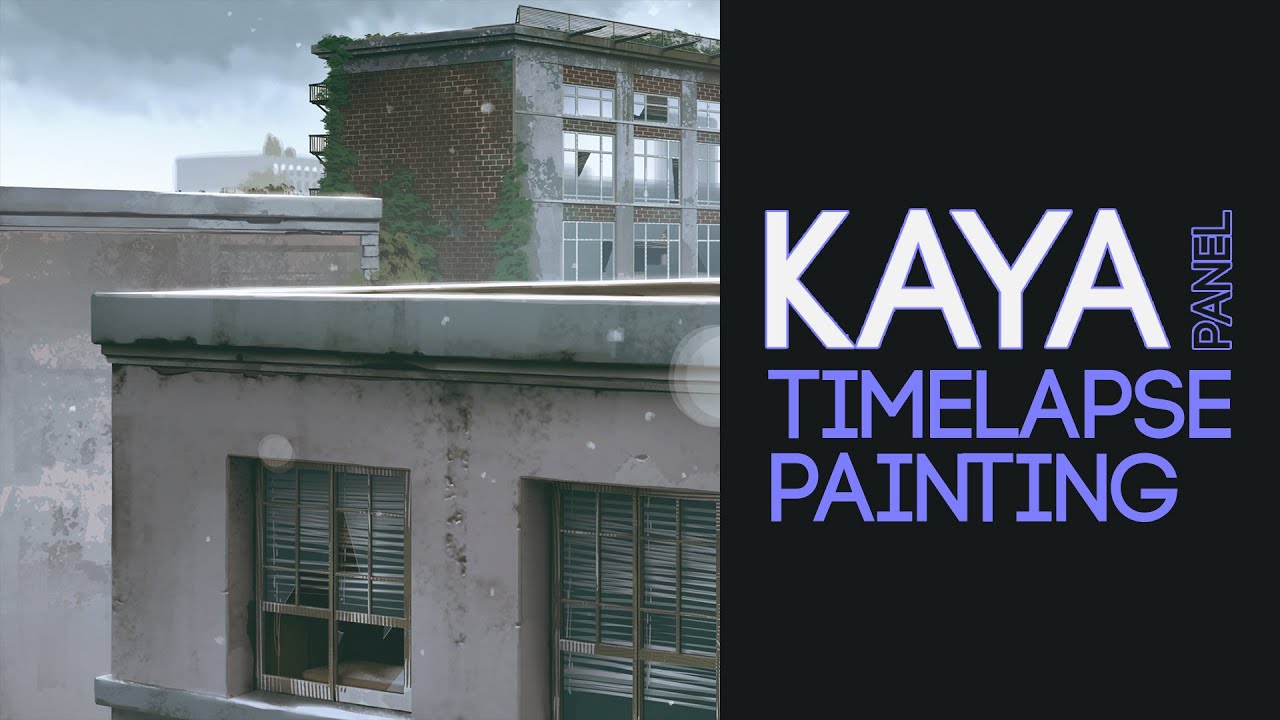 Kaya - panel timelapse painting