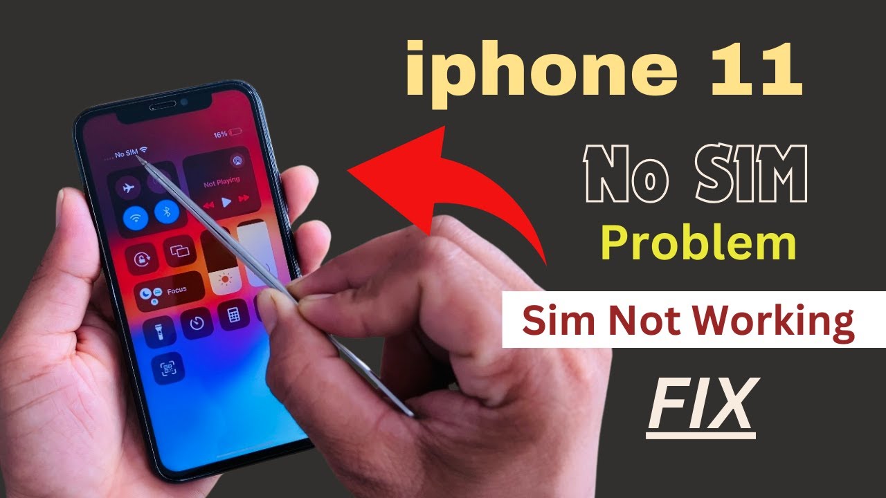 iPhone 11 No SIM Problem fix!iPhone 11 after dropping SIM not working