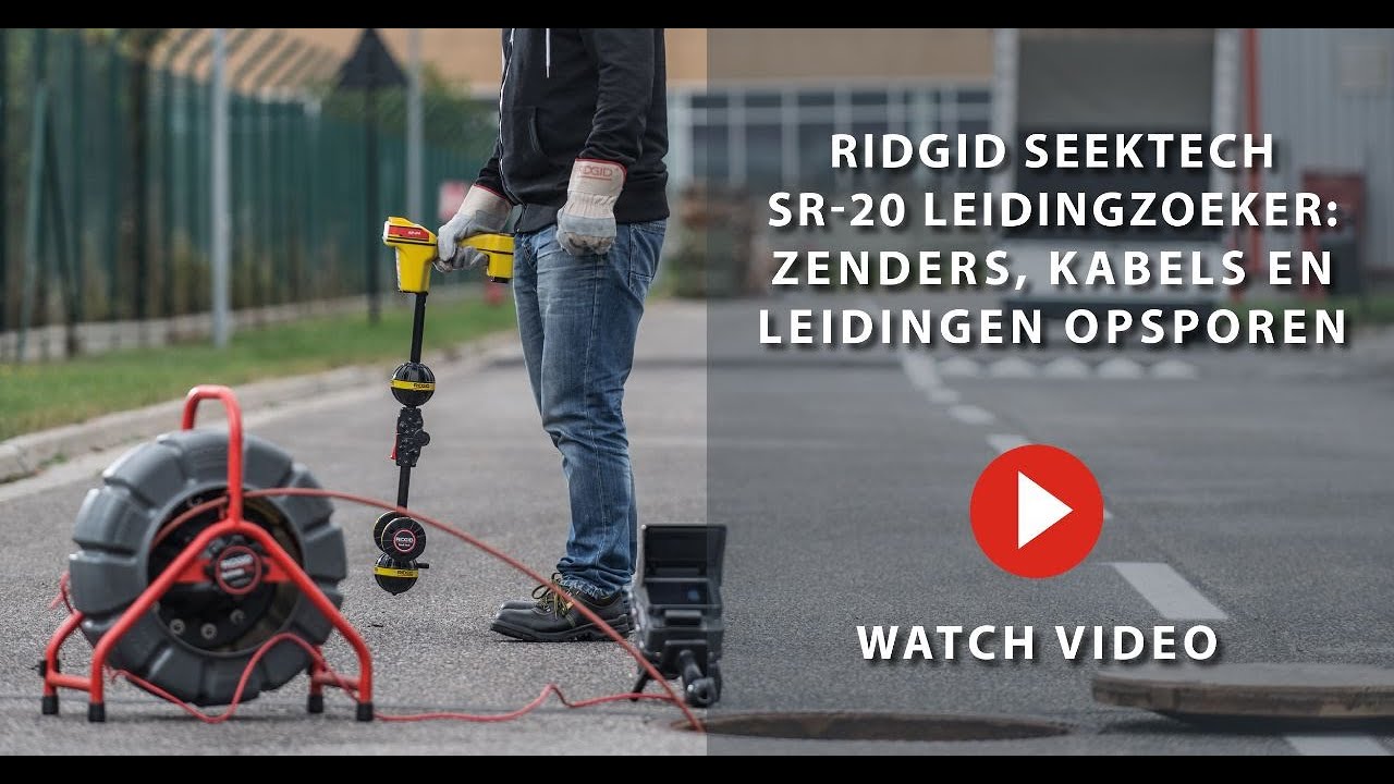 RIDGID SeekTech SR20 Leidingzoeker (art. 21943)_Zenders, kabels en leidingen opsporen