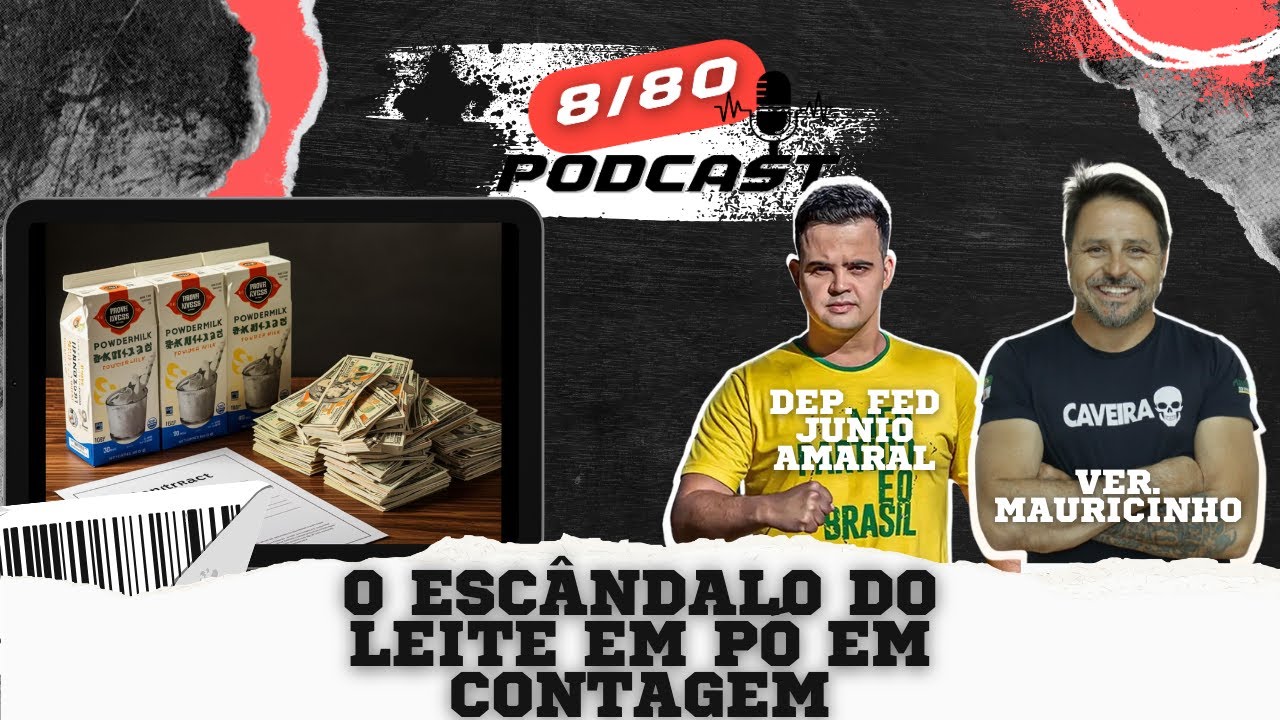 O ESCÂNDALO DO LEITO EM PÓ NA PREFEITURA DE CONTAGEM - Denúncia de Junio Amaral e Mauricinho