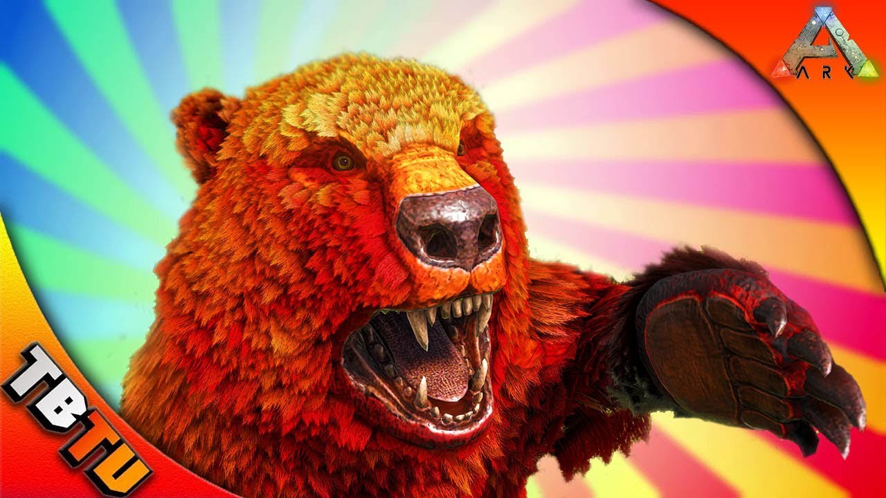 FULLY MUTATED DIRE BEAR DIRE BEAR BREEDING AND MUTATIONS ZOO ENCLOSURE Ark Survival Evolved Zoo