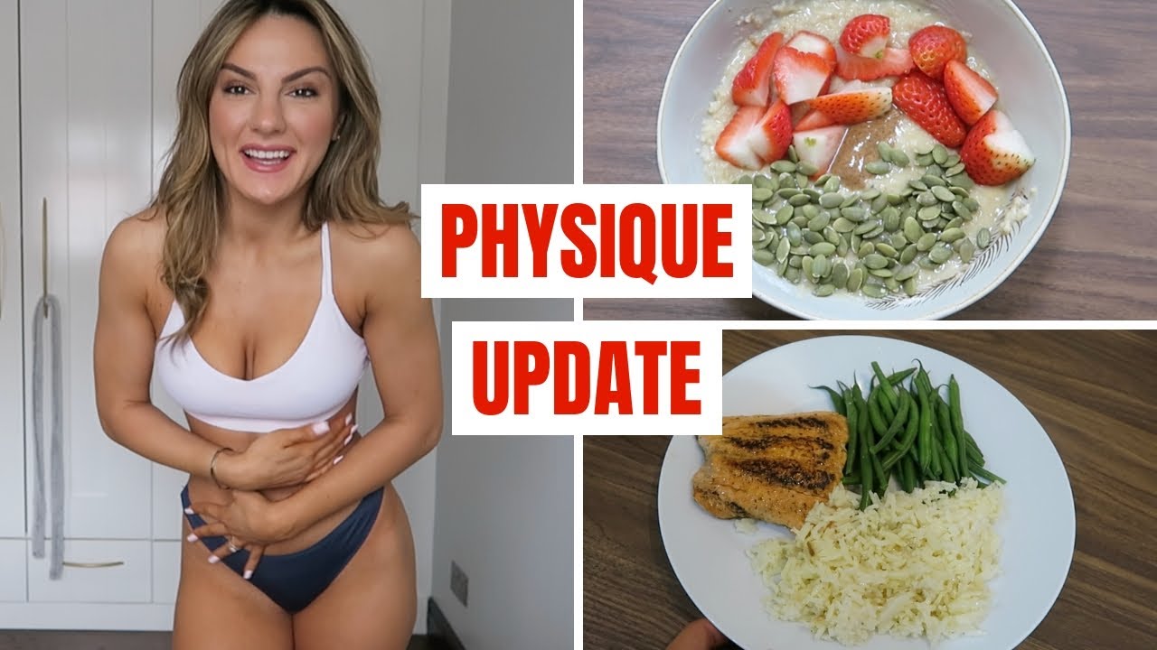WHAT I EAT IN A DAY | My Physique Update, I'm Nervous!