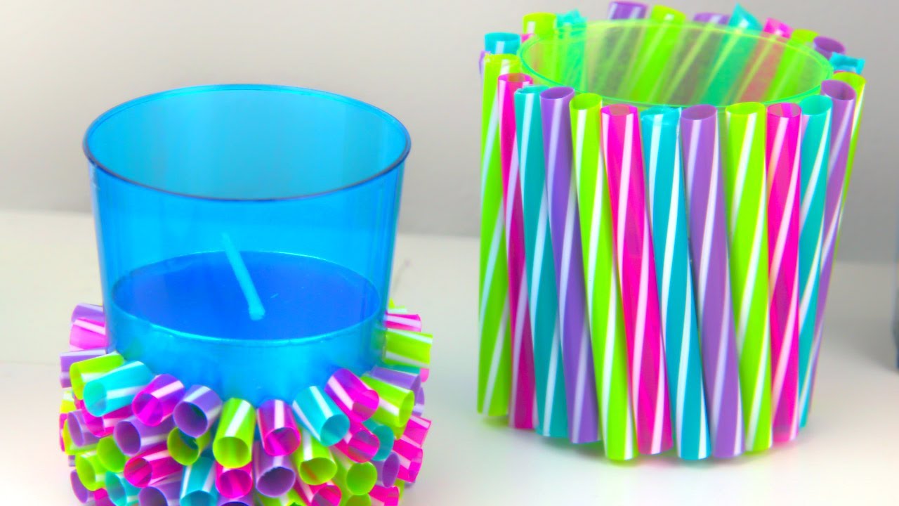 DIY Straw Crafts | Amazing Drinking Straw Ideas