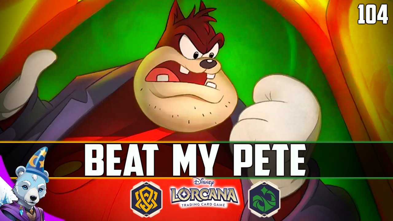 Pete's Commanding Presence is one WILD combo! 🟡🟢 Amber Emerald Lorcana Gameplay