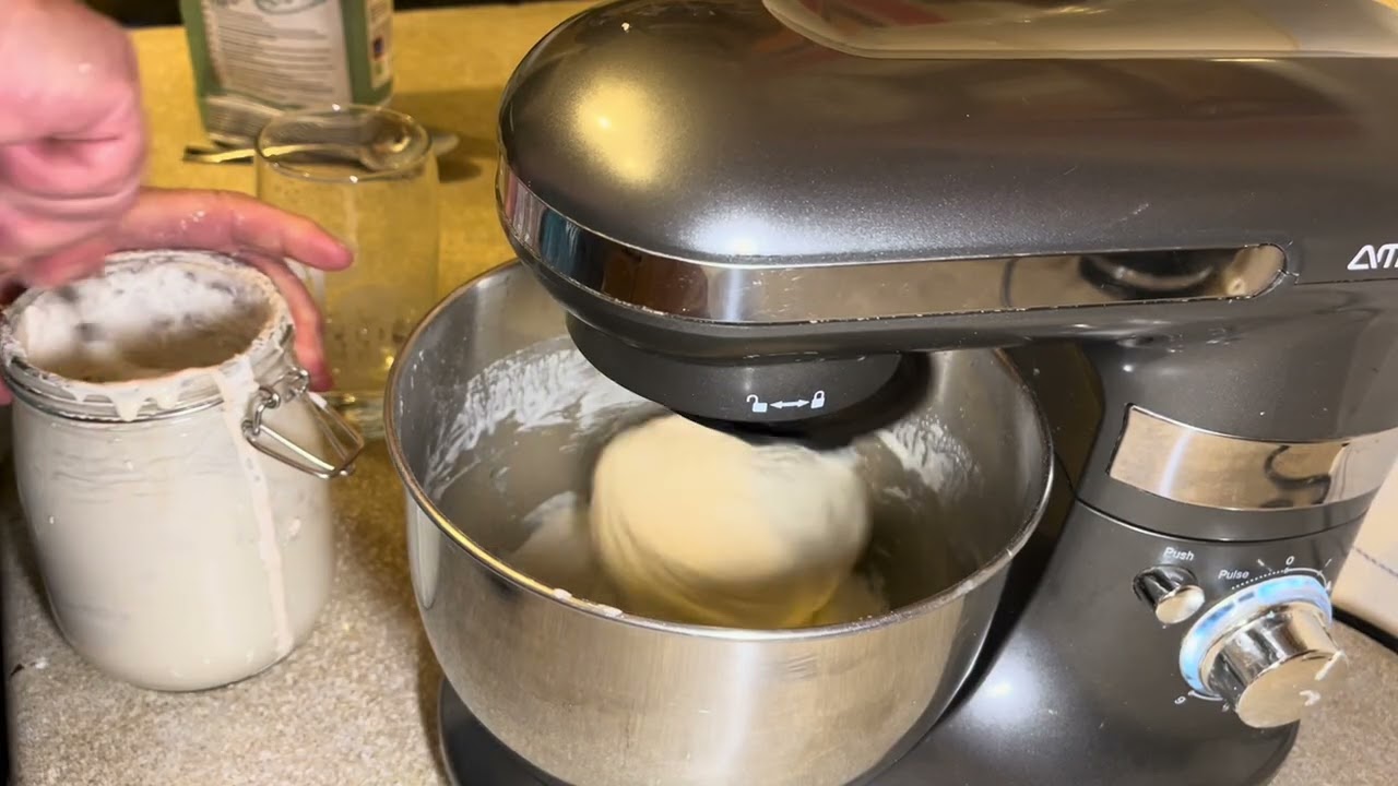 Easy Air Fryer Sourdough inc starter - Artisan Bread at Home step by step