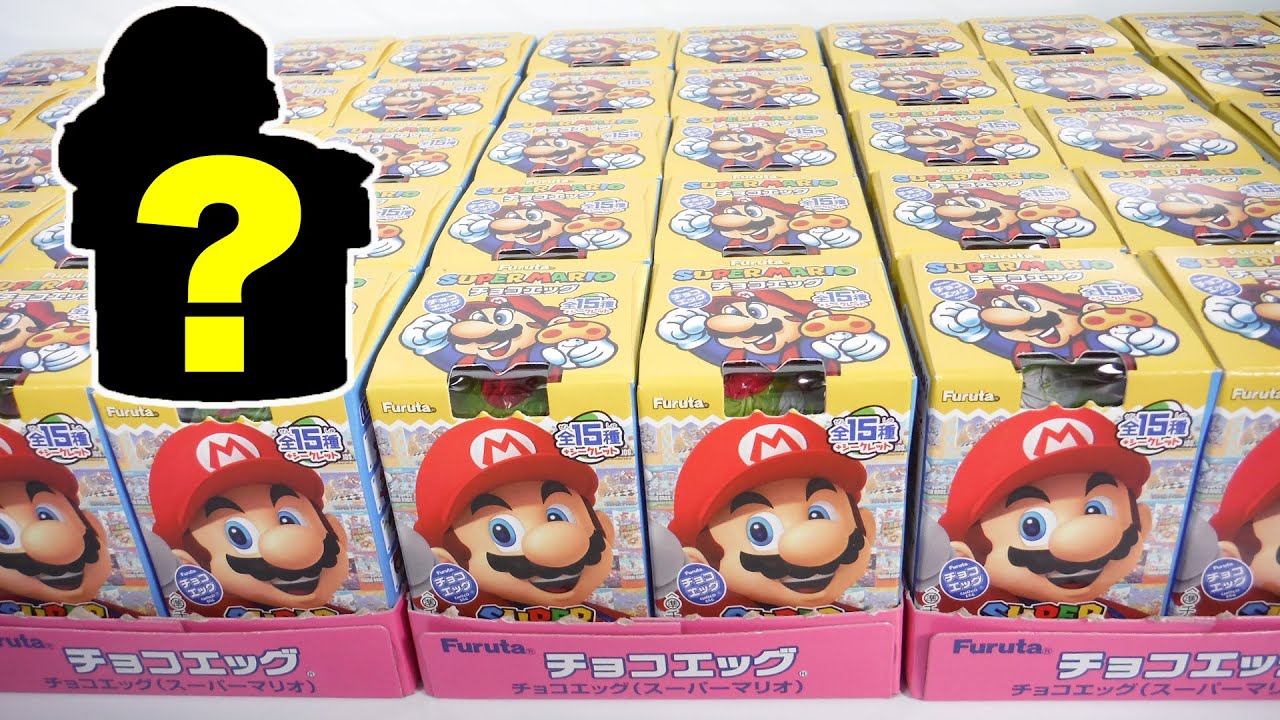 チョコエッグ スーパーマリオ『5BOX 開封』Super Mario Chocolate eggs Surprise Eggs 食玩 Japanese candy toys
