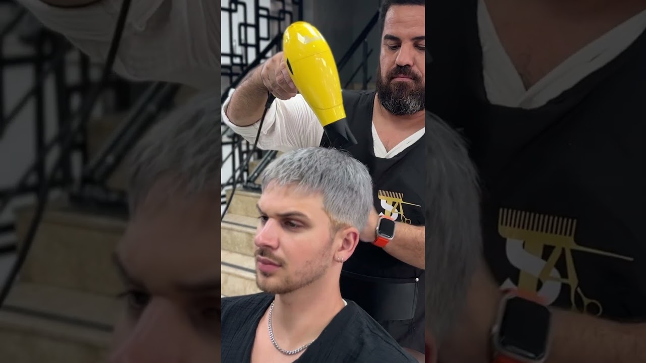 GRİ SA&Ccedil; BOYAMA YAKINDA #berberlikeğitimi #barber #haircut #berberlik #sa&ccedil;kesimi #s&uuml;leymantokg&ouml;z