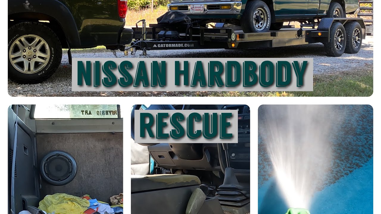 Спасение брошенного пикапа Nissan Hardbody (Часть 1)