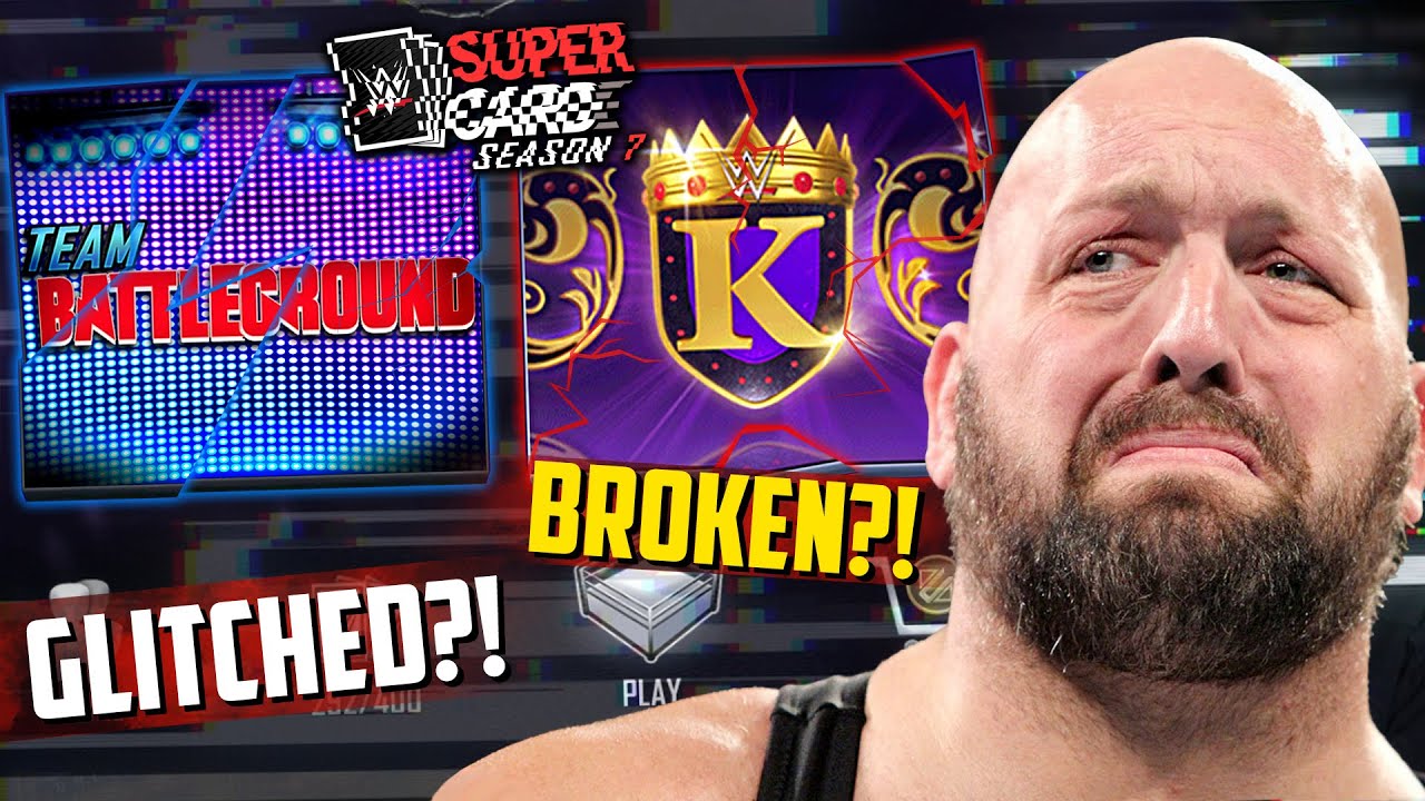 TEAM BATTLEGROUND GLITCH? THIS MODE IS BROKEN! | WWESuperCard Season 7