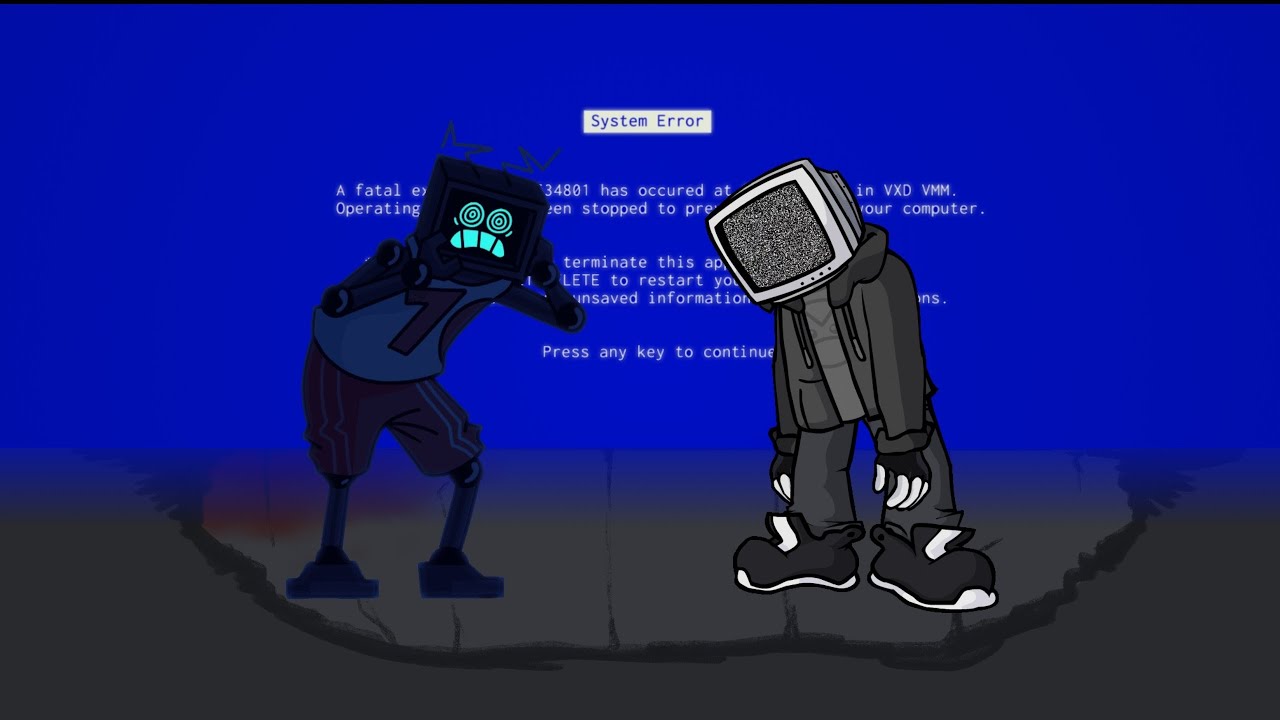 The Computer Just Glitched Fnf Censory-Overload But It's Hex And Cyrix Sings It (FNF COVERS)
