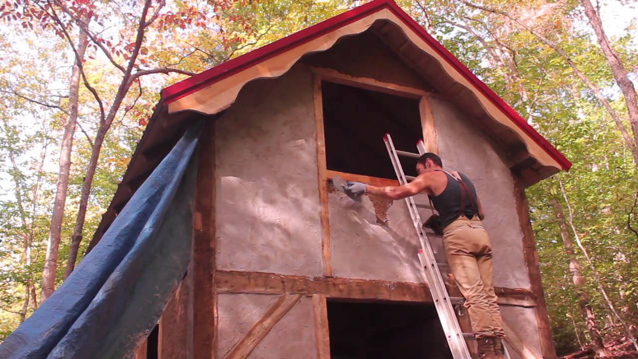 Our timber frame workshop: wattle and daub. Part III. Lime Plaster