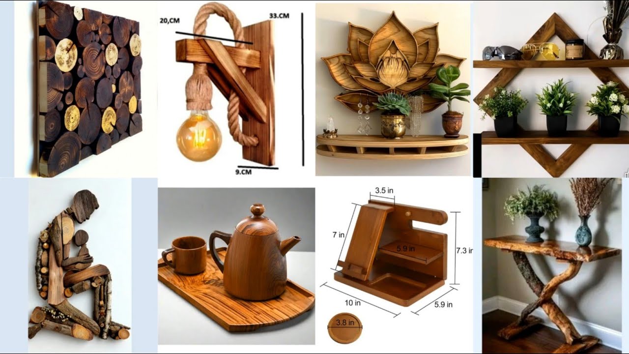 Эко-шик: идеи экологичного и роскошного декора из дерева.