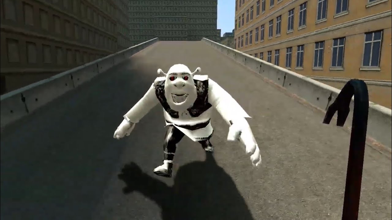 VHS SHREK COMES BACK TO BIG CITY IN GMOD