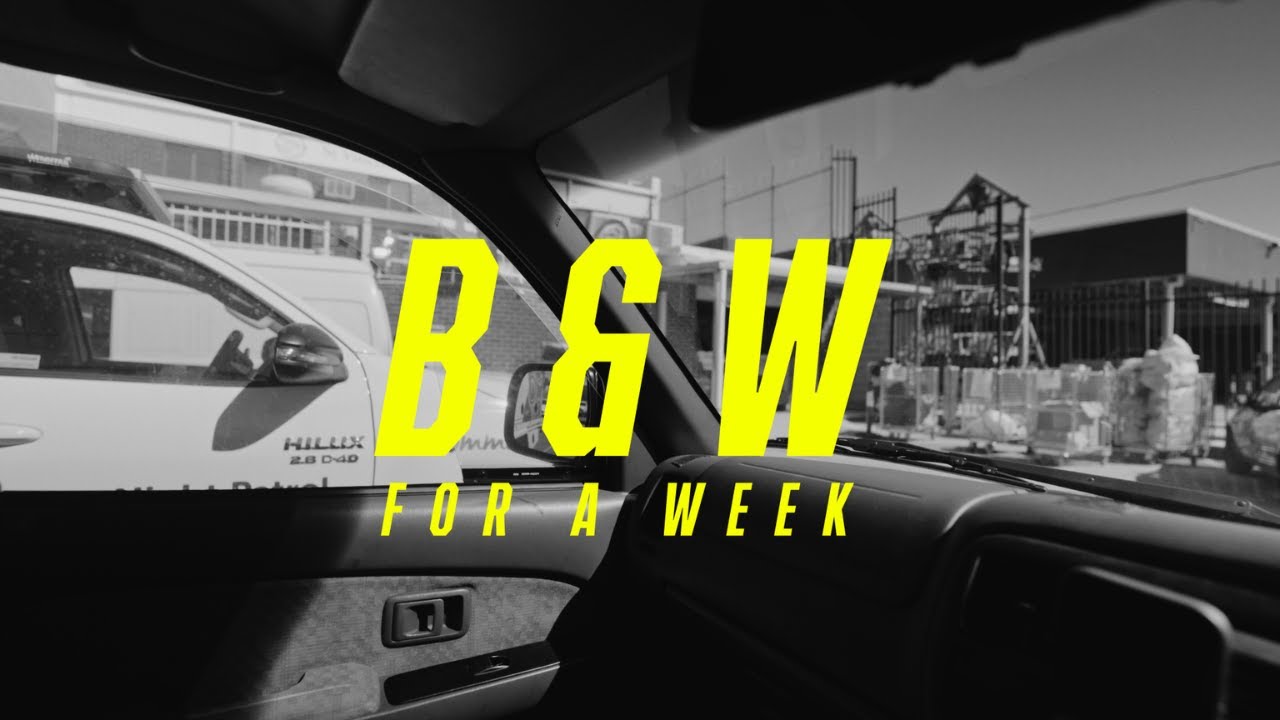 B&W Photography for a week