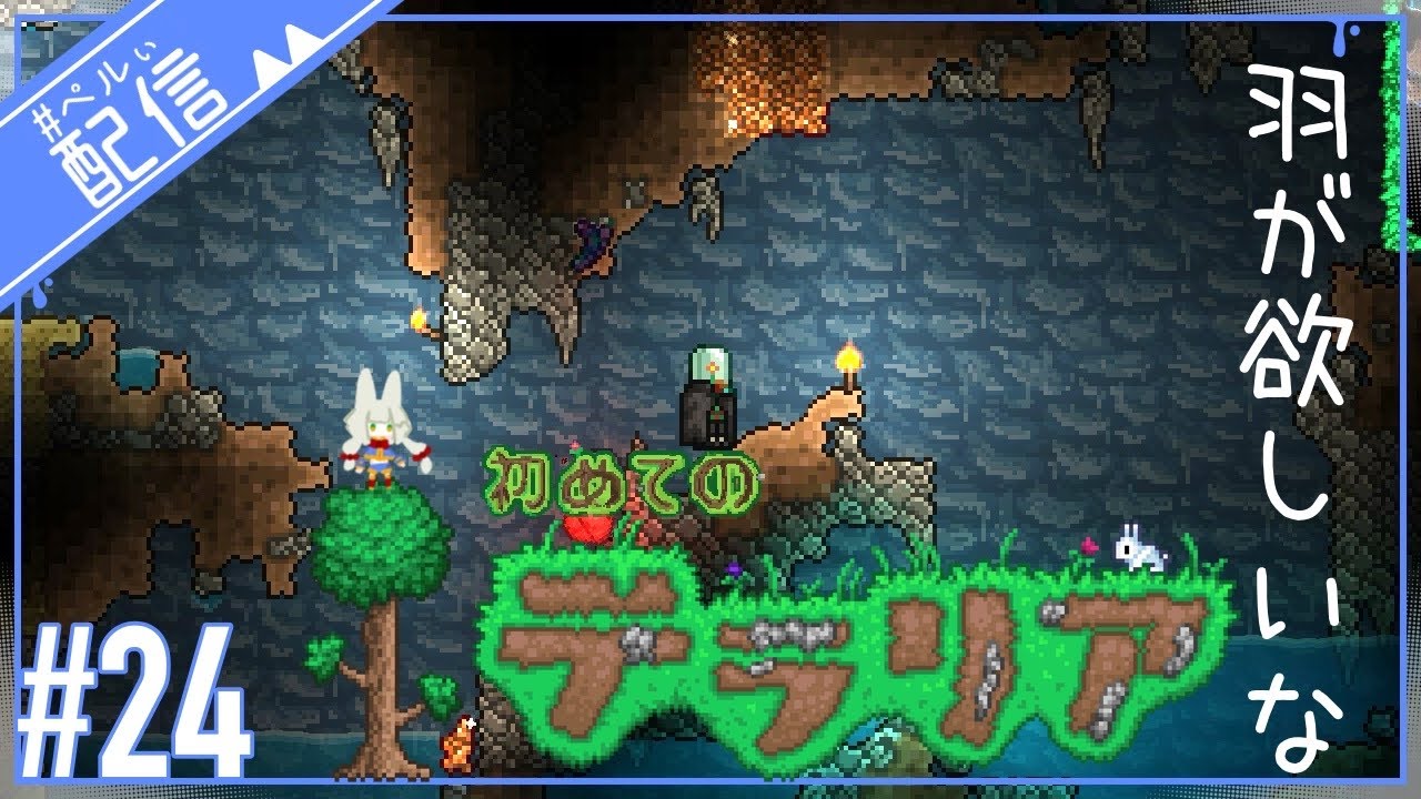 羽が欲しい…！【Terraria】【配信】#24