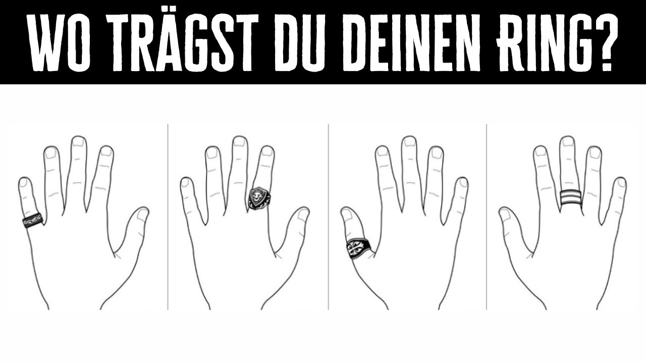 Du wirst verblüfft sein, was es bedeutet, Ringe an bestimmten Fingern zu tragen