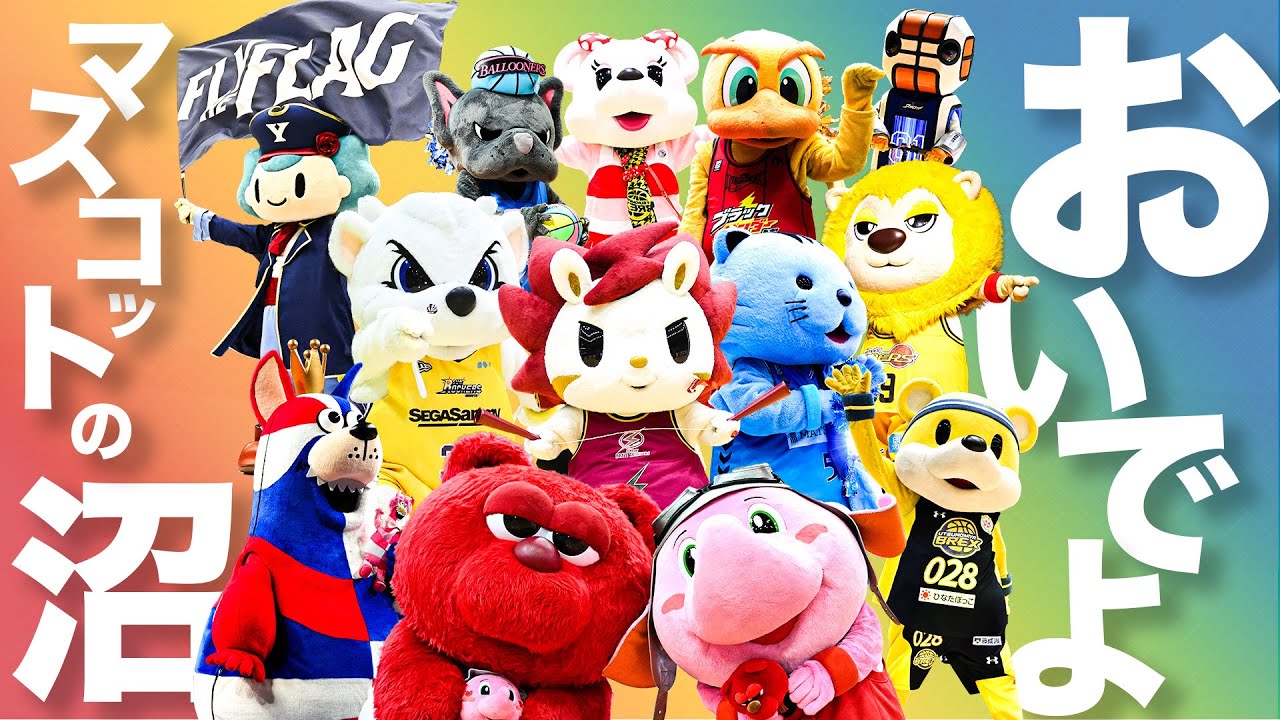 【癒し系】日々頑張っているあなたへ。クスッと笑える・Bリーグマスコット集｜B.LEAGUE 2023-24 SEASON